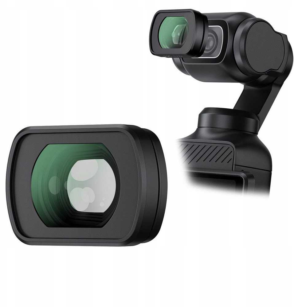 JJC Plataus kampo objektyvo filtras 0,72x plataus kampo objektyvas, skirtas DJI Osmo Pocket 3 / F-dp3wa