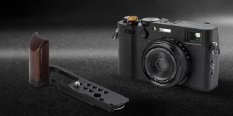 Ulanzi Fotoaparato Laikiklis - Fotopro QAL-X100VI Ergonomiškas Fujifilm X100VI/X100V Ebony/Aluminum