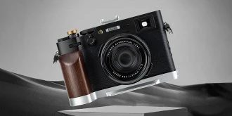 Ulanzi Fotoaparato Laikiklis - Fotopro QAL-X100VI Ergonomiškas Fujifilm X100VI/X100V Ebony/Aluminum