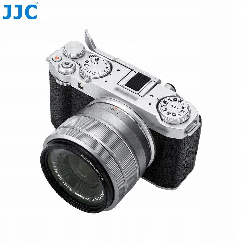Priedas - JJC TA XM5 Thumbs Up Grip for FUJI X M5, aliuminio lydinys, sidabrinė