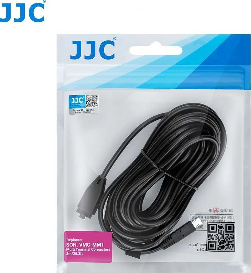 JJC CABLE-MT3M 3 m kabelis su „Sony“ kelių terminalų jungtimi