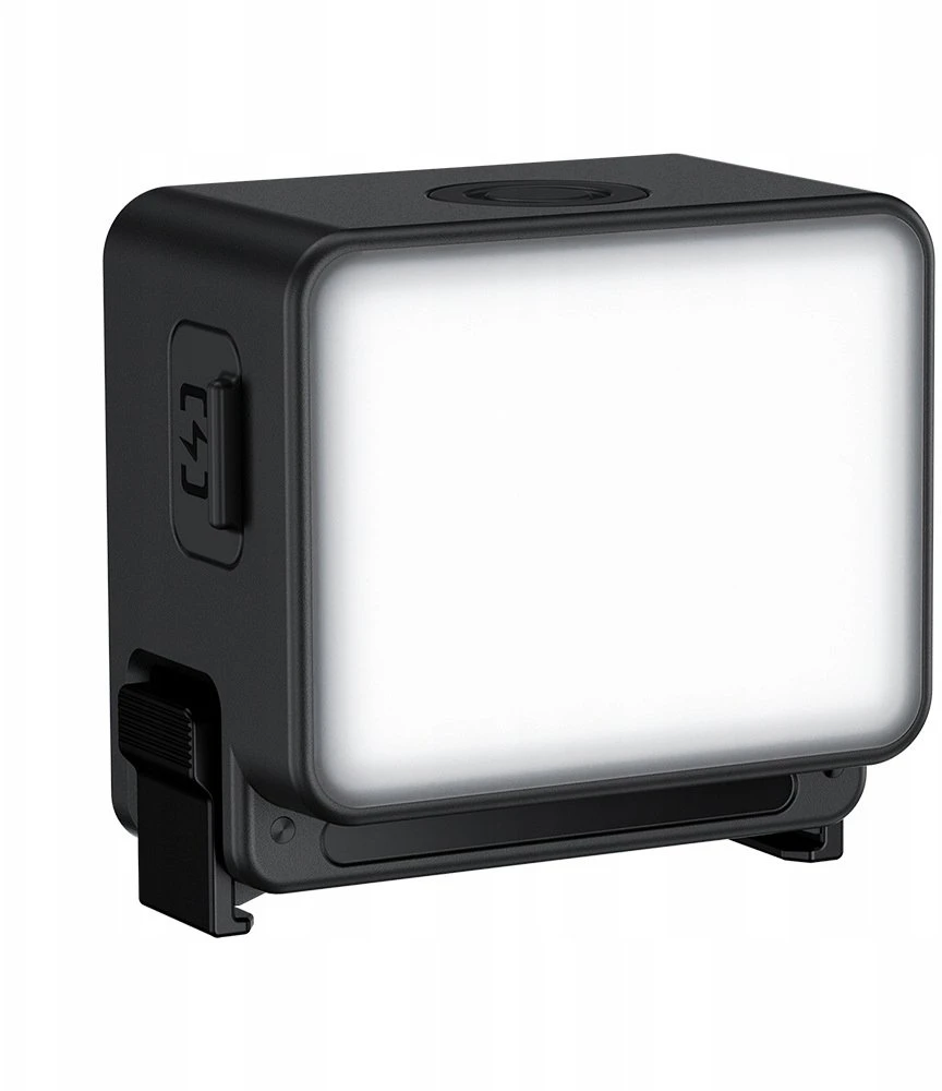 Apšvietimo priedas - JJC LED NANO Mini šviesa DJI Osmo Action 6/Nano, 3 ryškumo lygiai, IPX5