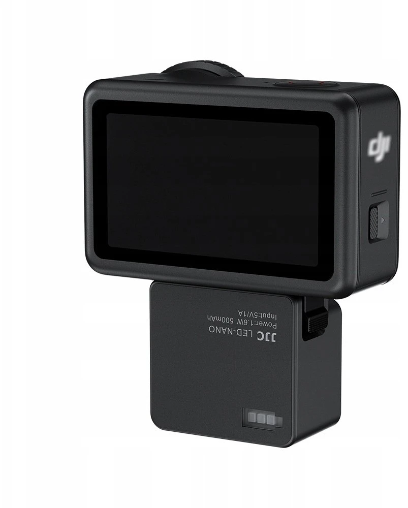 Apšvietimo priedas - JJC LED NANO Mini šviesa DJI Osmo Action 6/Nano, 3 ryškumo lygiai, IPX5