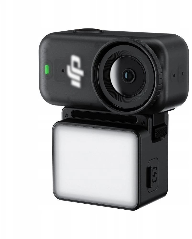 Apšvietimo priedas - JJC LED NANO Mini šviesa DJI Osmo Action 6/Nano, 3 ryškumo lygiai, IPX5