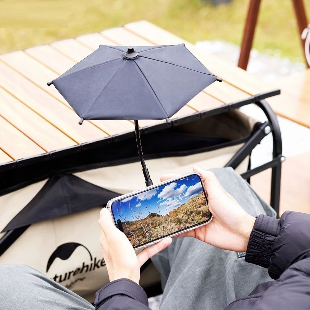 JJC mini skėtis skėtis nuo lietaus magnetas, skirtas telefono išmaniajam telefonui / SPU-1