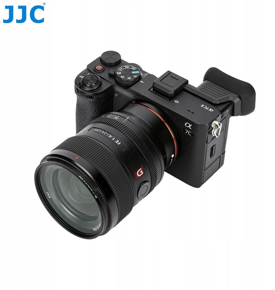 Kameros priedas - JJC ilgas akies puodelis Sony A7C II A7CR silikono juodas
