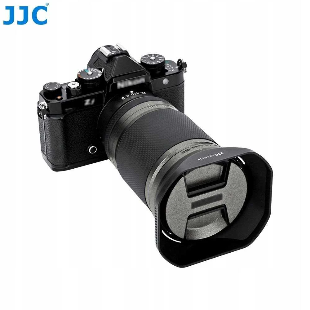 JJC Objektyvo gaubtas Hb-114 tipo, skirtas „Nikon Nikkor Z 28-400mm / 24-120mm / Lh-hb114“