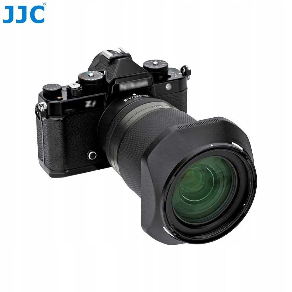 JJC Objektyvo gaubtas Hb-114 tipo, skirtas „Nikon Nikkor Z 28-400mm / 24-120mm / Lh-hb114“
