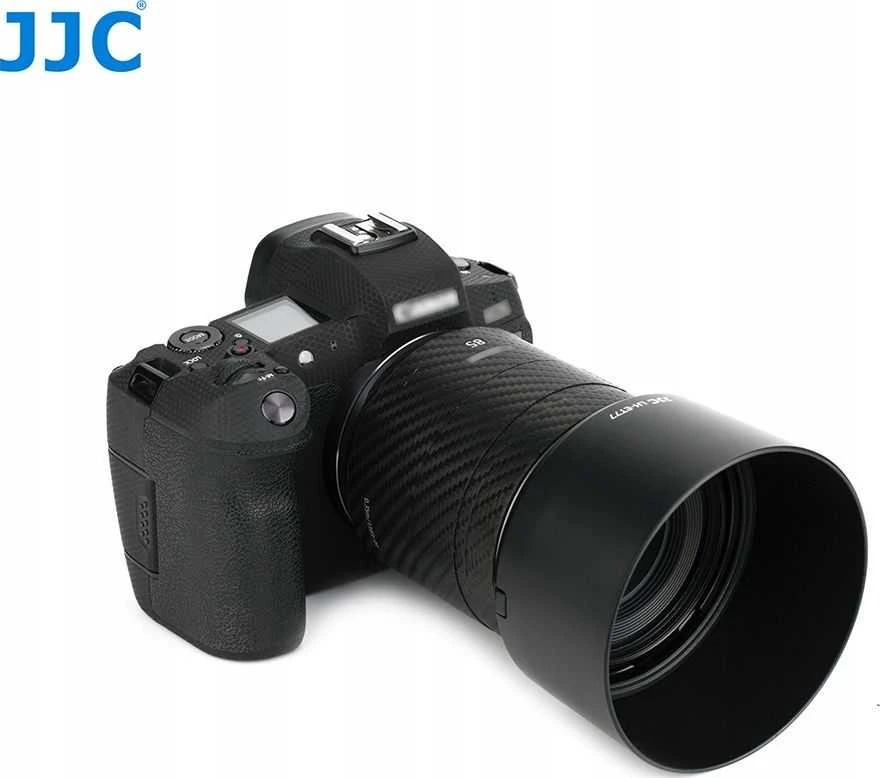 JJC ET 77 objektyvo gaubtas RF 85 mm F2 makrokomandas