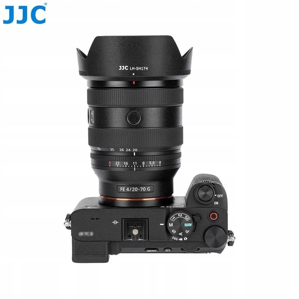 Objektyvo gaubtas - JJC LH SH174 Sony FE 20-70mm F4 G, 72mm filtro suderinamumas