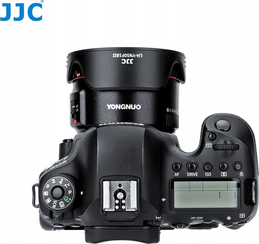Objektyvo gaubtas - JJC LH YN50F18II matinė juoda vidinė