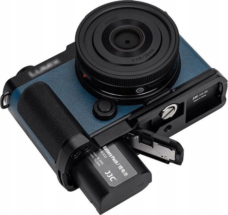 Kameros priedas - JJC HG S9 rankena Panasonic Lumix S9, Arca Swiss, juoda