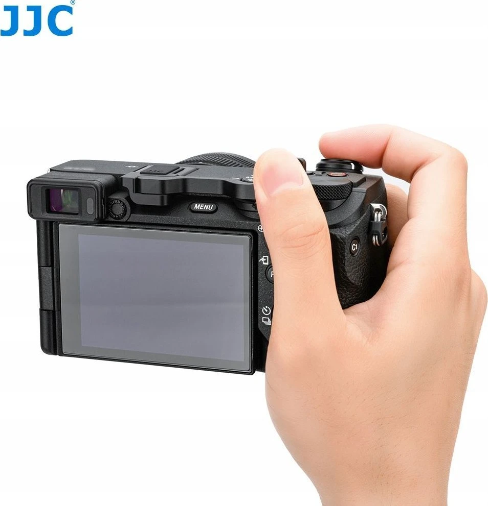 Kameros priedas - JJC TA A6700 Thumbs Up Grip (Sony A6700, aliuminis, silikono pagalvėlė, juoda)