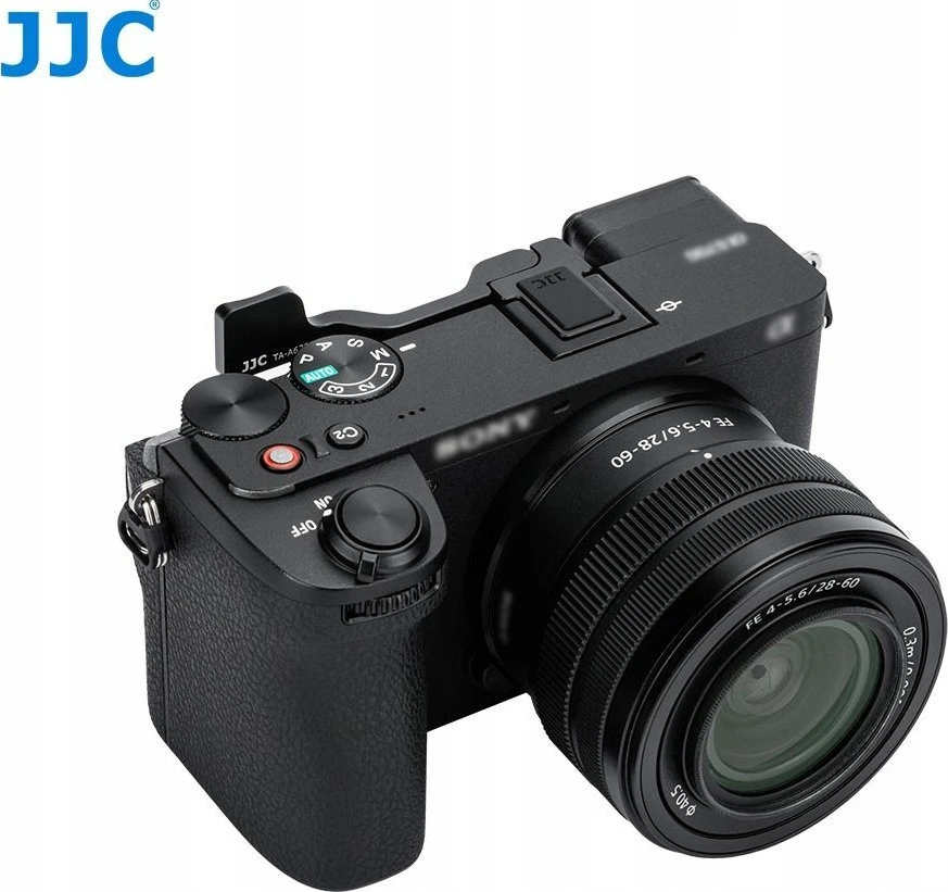 Kameros priedas - JJC TA A6700 Thumbs Up Grip (Sony A6700, aliuminis, silikono pagalvėlė, juoda)