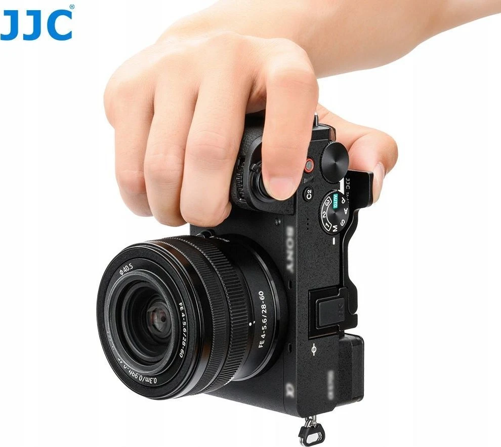Kameros priedas - JJC TA A6700 Thumbs Up Grip (Sony A6700, aliuminis, silikono pagalvėlė, juoda)