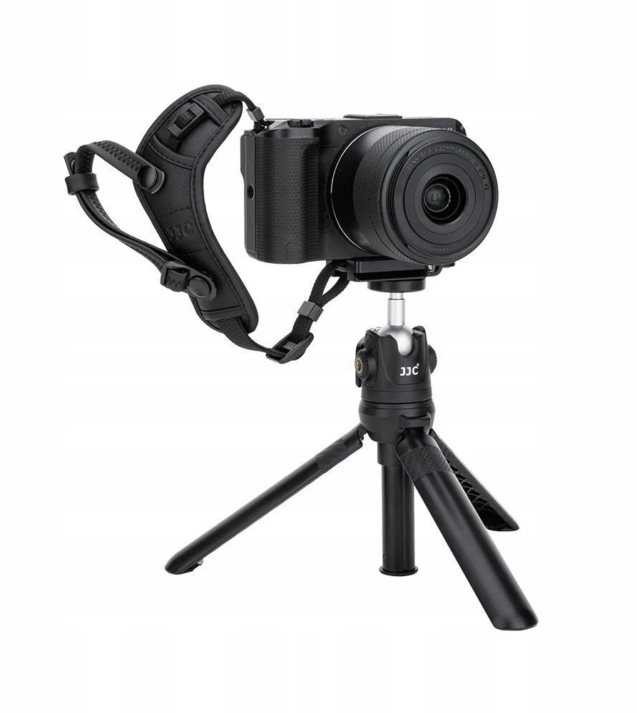 JJC Riešelis ant riešo riešo dirželis fotoaparatui be veidrodžio Canon Nikon Sony / Hs-mlse Juodas