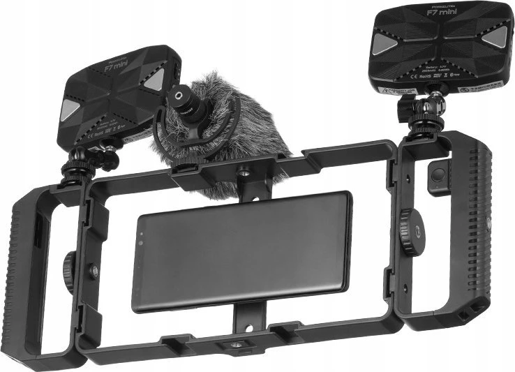 Mobilus filmavimo įrenginys - JJC SPC MS1R Universalus magnetinis telefono narvas, nuotolinio valdymo pultas