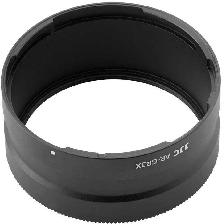 Adapteris - JJC AR GR3X objektyvo adapteris (Ricoh GR III, aliuminis, 49mm filtras)