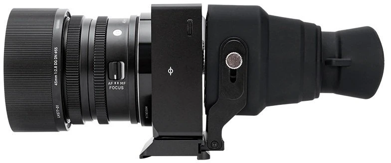JJC Vaizdo ieškiklis 3x priartinimas akutė LCD lupa, skirta Sigma BF Arca klipsas tipo Peak Design V3 / Lvf-bf Juodas