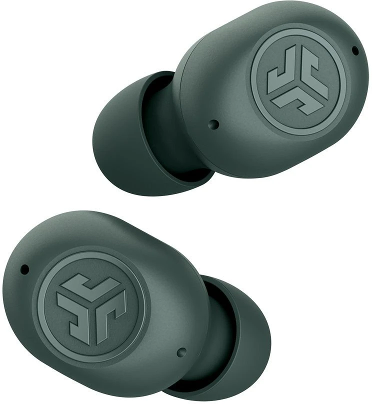 Jlab JBuds Mini TWS ausinės – Sage Pilkas Bluetooth į ausis įdedamos ausinės, integruotas mikrofonas