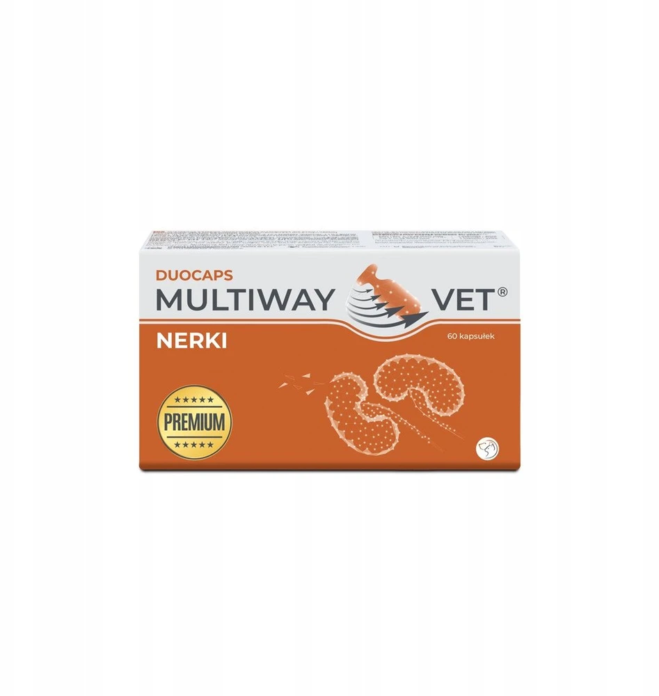 JM SANTE Multiway Vet Duocaps Kidneys - atsukamos kapsulės šunims ir katėms nuo inkstų – 60 vnt.