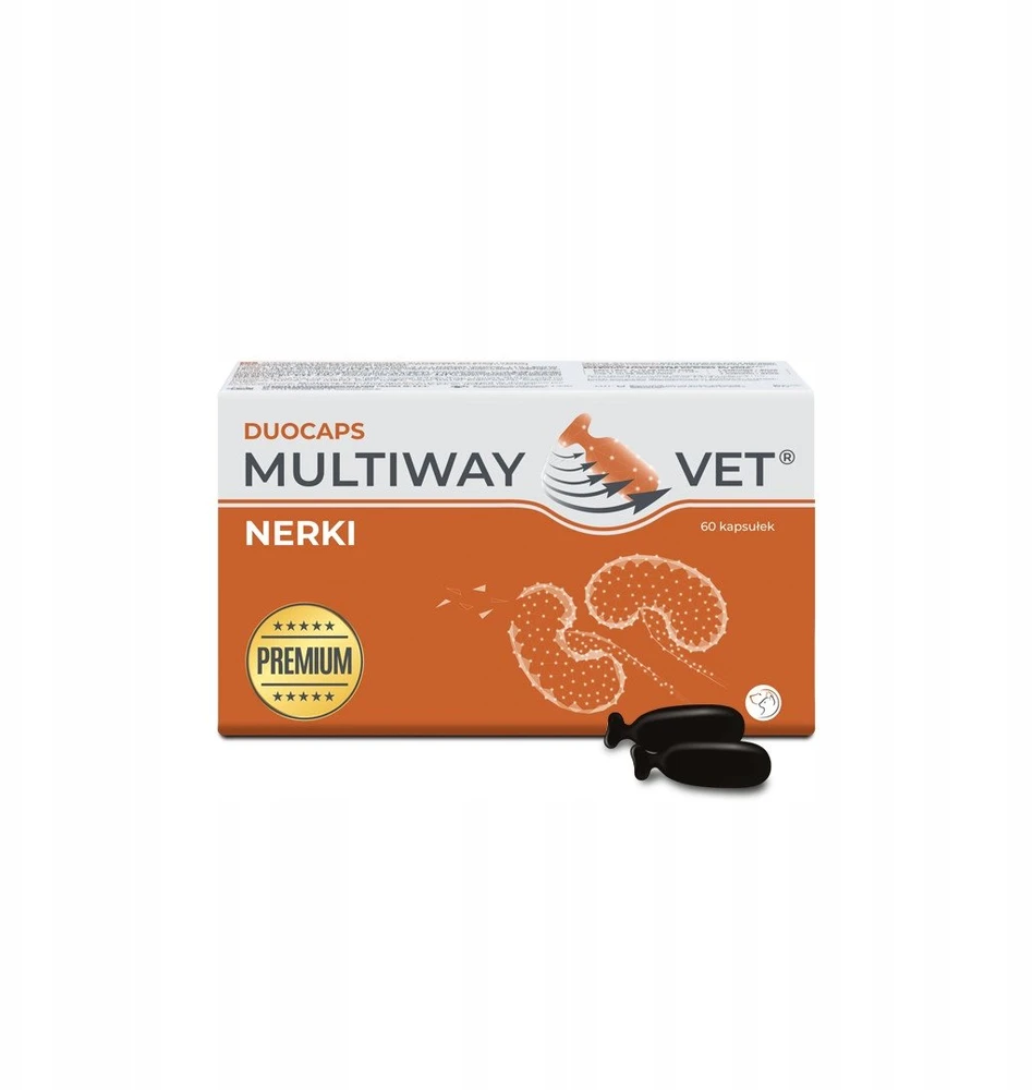 JM SANTE Multiway Vet Duocaps Kidneys - atsukamos kapsulės šunims ir katėms nuo inkstų – 60 vnt.