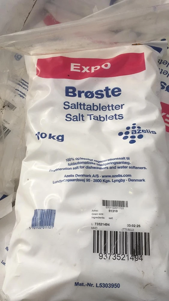 Øvrige JMC Adventure Salttabletter t/opvaskemaskiner 10kg Hvid