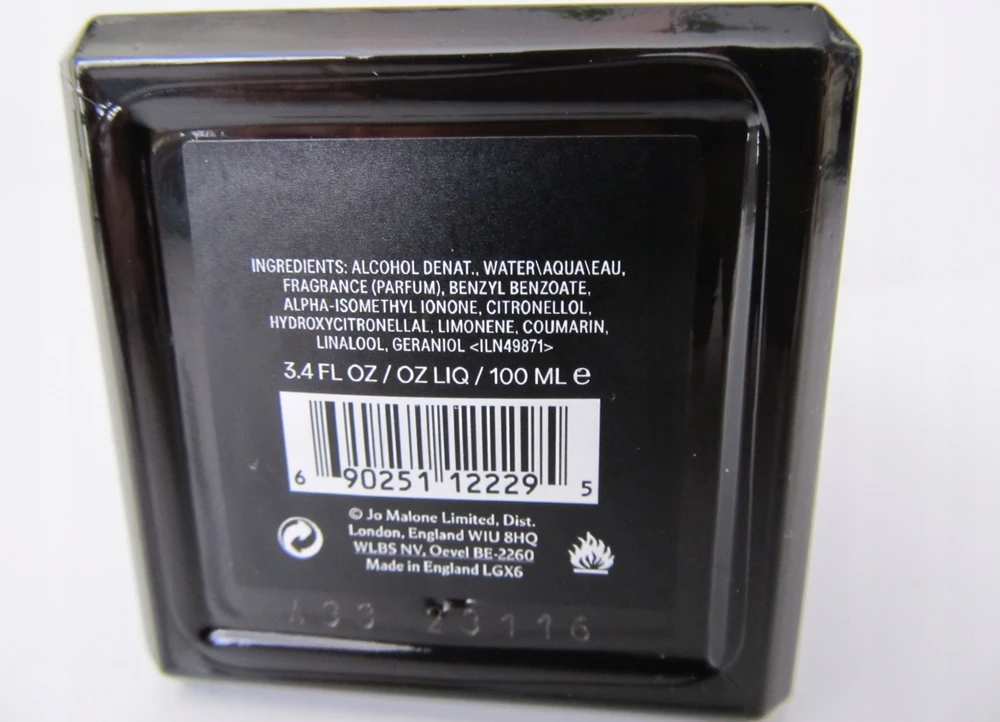 Jo Malone tamsiai gintaro ir imbiero lelijos intensyvus EDC odekolonas, 100 ml