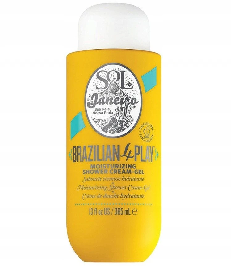 Sol De Janeiro Brazilian 4 Play Moisturizing Shower Kreminis drėkinantis dušo kremas – gelis, 385 ml