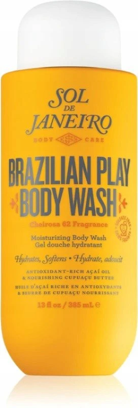 Sol De Janeiro Brazilian 4 Play Moisturizing Shower Kreminis drėkinantis dušo kremas – gelis, 385 ml