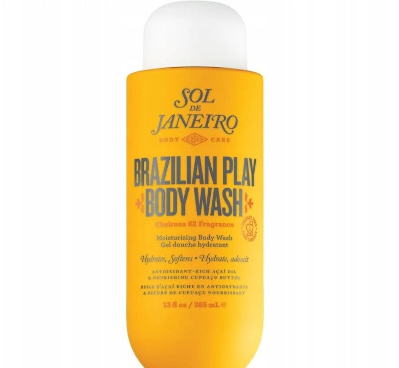 Sol De Janeiro Brazilian 4 Play Moisturizing Shower Kreminis drėkinantis dušo kremas – gelis, 385 ml