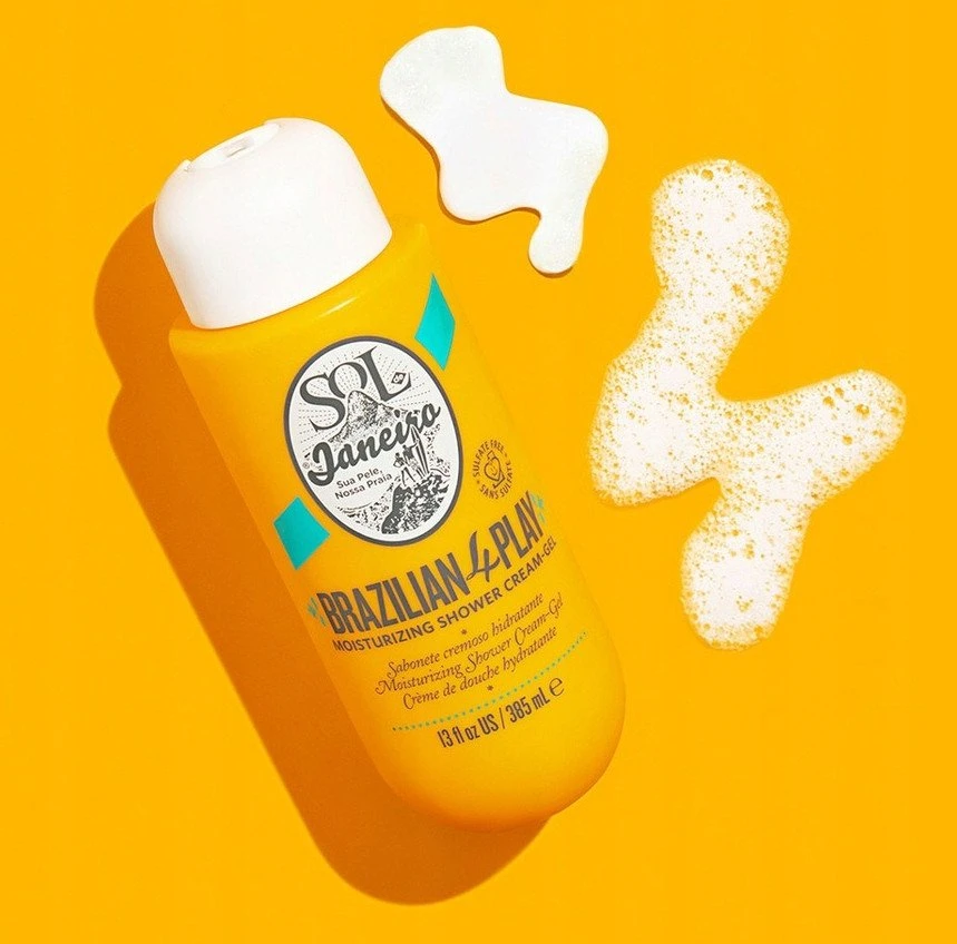 Sol De Janeiro Brazilian 4 Play Moisturizing Shower Kreminis drėkinantis dušo kremas – gelis, 385 ml