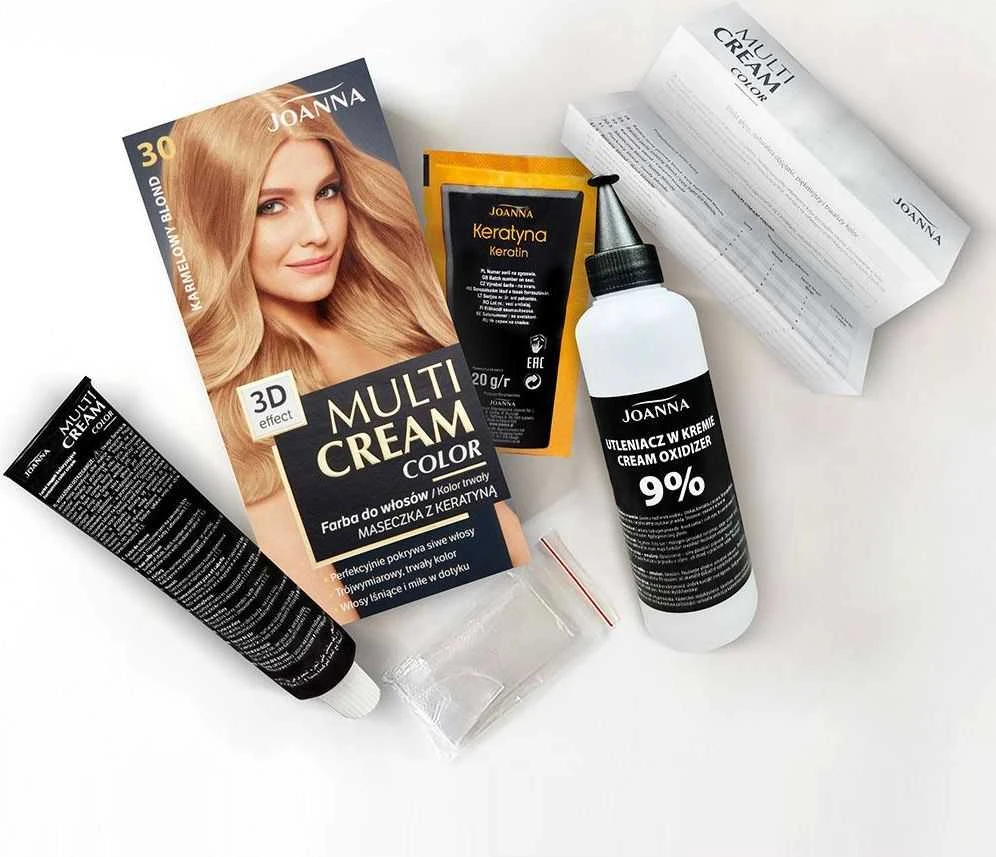 Joanna Multi Cream Color 30 karamelinis blondas - visas rinkinys