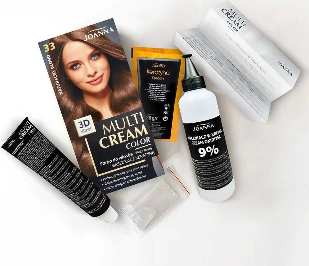 Joanna Multi Cream Color 33 plaukų dažų rinkinys
