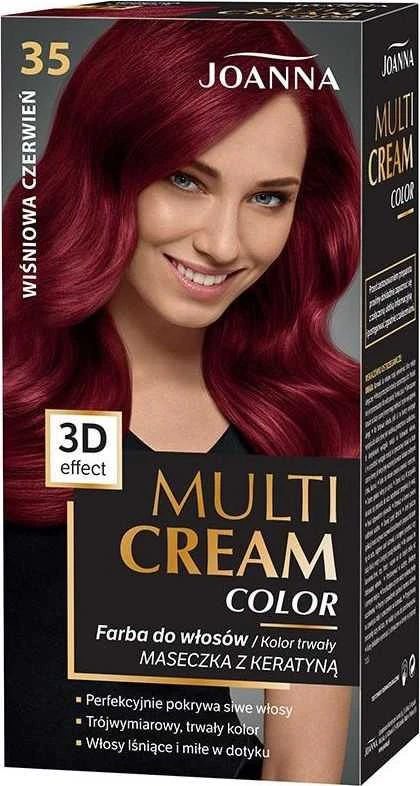 Joanna Multi kreminis Color 35 Cherry Raudona