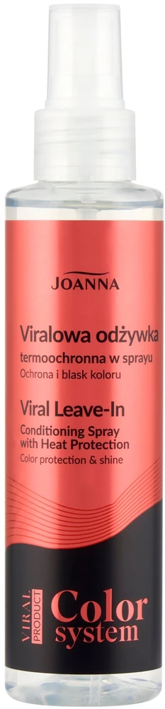 Joanna „Color System“ virusinę apsaugą nuo terminio poveikio suteikiantis purškiamas kondicionierius, 150 ml