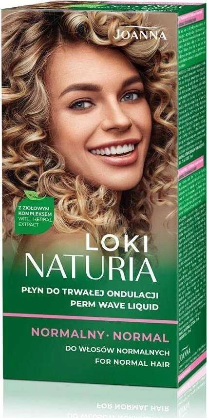Joanna Naturia plaukų garbanojimo skystis normaliems plaukams pakuotė