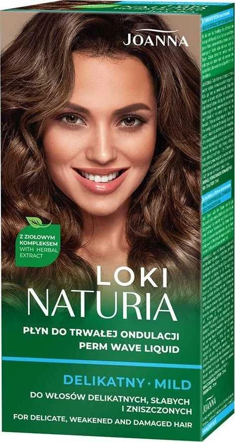 Joanna Naturia plaukų garbanojimo skysčio pakuotė