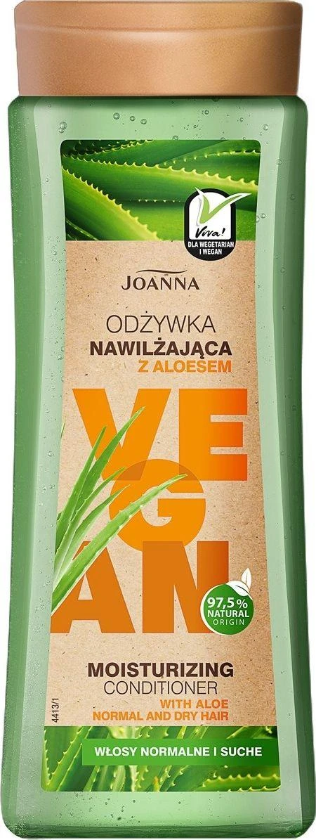 Joanna VEGAN drėkinamoji linija normaliems ir sausiems plaukams, 300g
