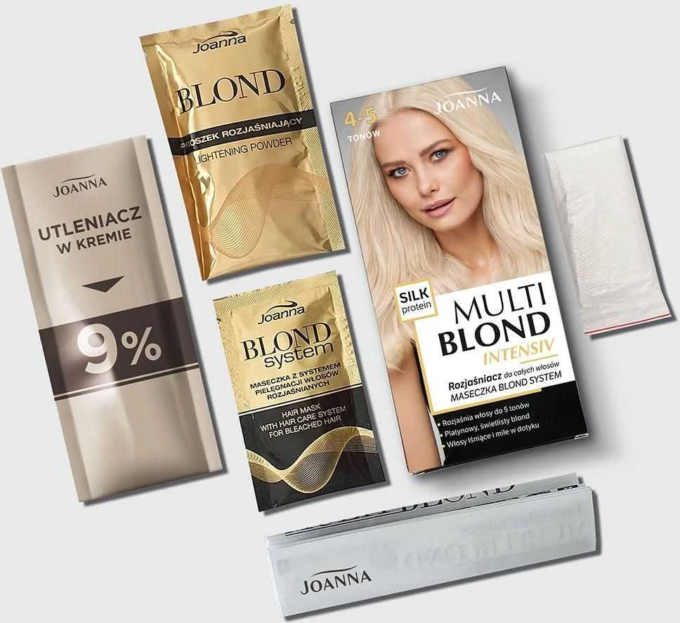 Joanna Multi Blond plaukų šviesinimo priemonių rinkinys