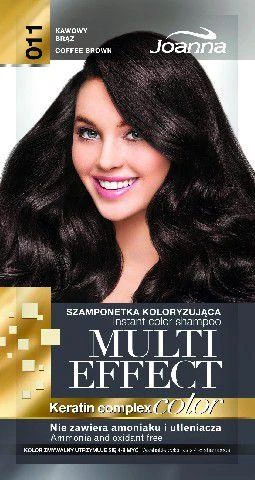 Joanna Multi Effect plaukų dažai 011 kavos rudumo