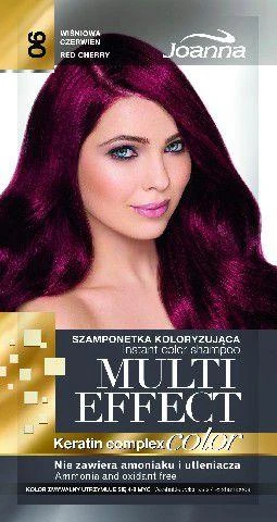 Joanna Multi Effect plaukų šampūnas 06 vyšninė