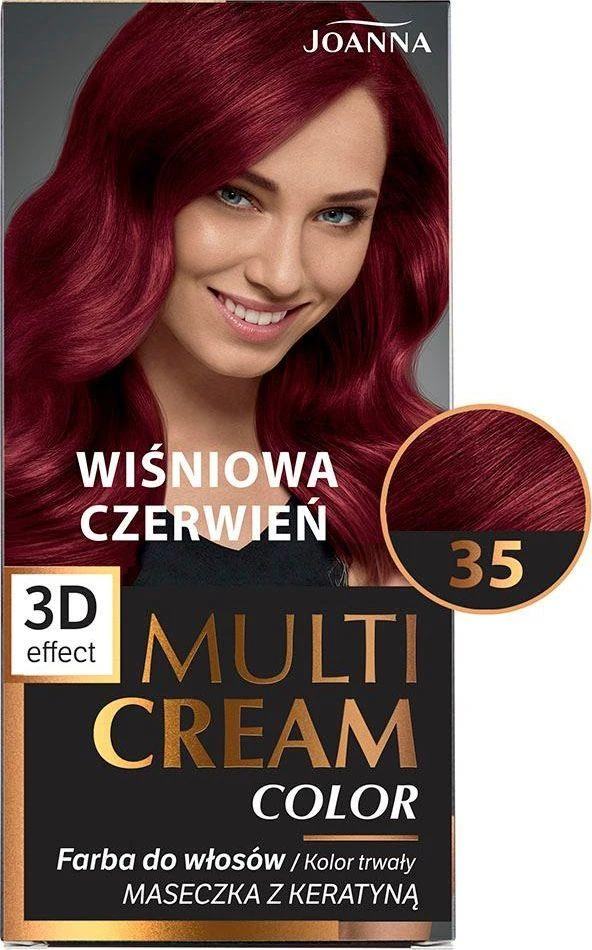 Joanna Multi Cream dažai 35 vyšninės spalvos pakuotė