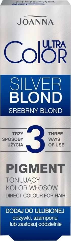 Joanna Ultra Color Pigment Sidabrinė Blond, 100 ml
