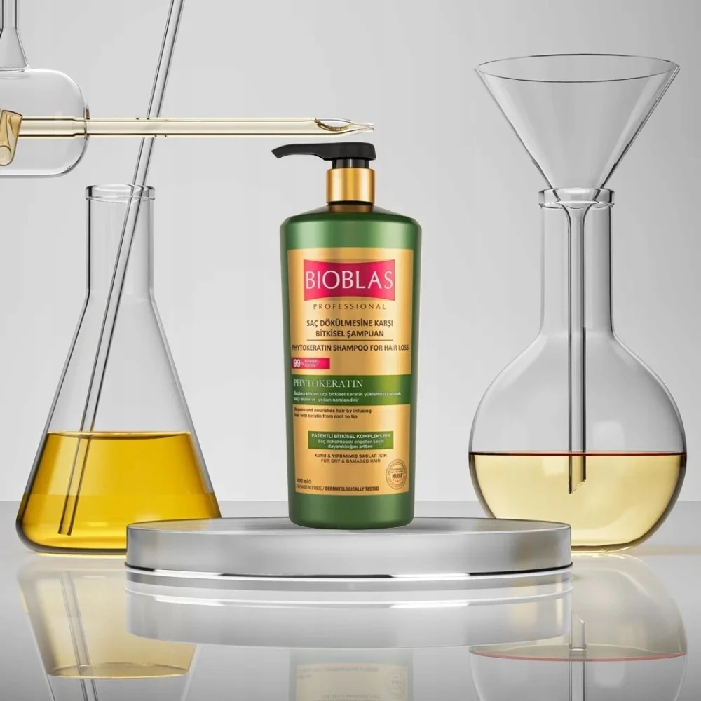 JOANNA PROFESSIONAL BIOBLAS Professional plaukų šampūnas su fitokeratinu – regeneruojantis 1000 ml