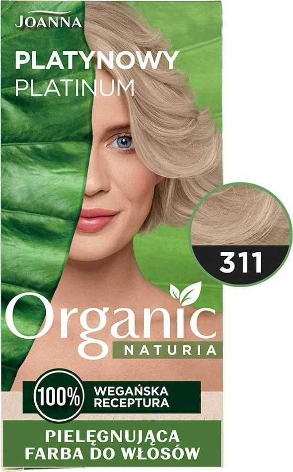 Joanna Naturia Organic Permanent Plaukų Spalva Kreminis 311 Platinum