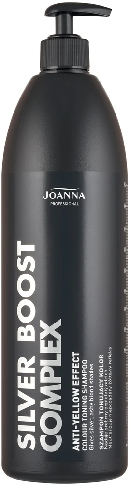 Joanna Professional Tonuojantis plaukų šampūnas „Sidabrinis Boost Complex“, 1000 g