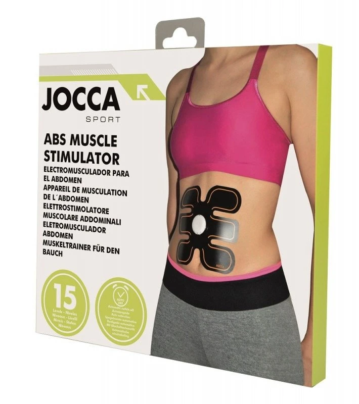 Jocca Pilvo EMS elektrostimuliatorius 2274R, 5 programos, 15 lygių, diržas, baterija