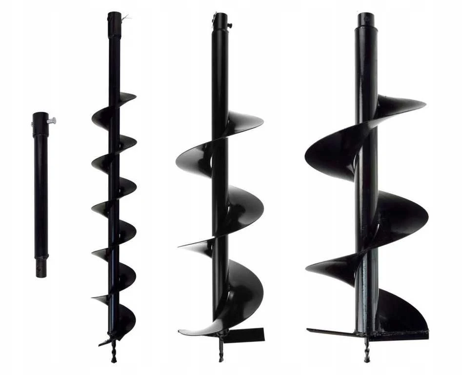 John Gardener benzininis grąžtas (2 dalių) + grąžtai (10 cm, 20 cm, 30 cm) + 50 cm adapteris (1/2)