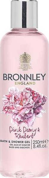 Bronnley, Rožinė Peony - Rhubarb, Cleansing, Dušo želė, For All Skin Types, 250 ml